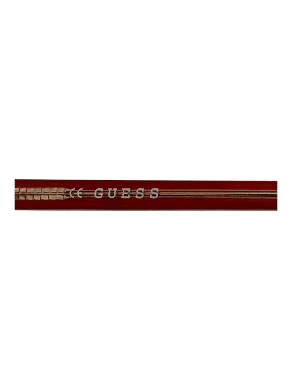 Vintage 90s/Y2K GUESS Glasses + Case - Brown